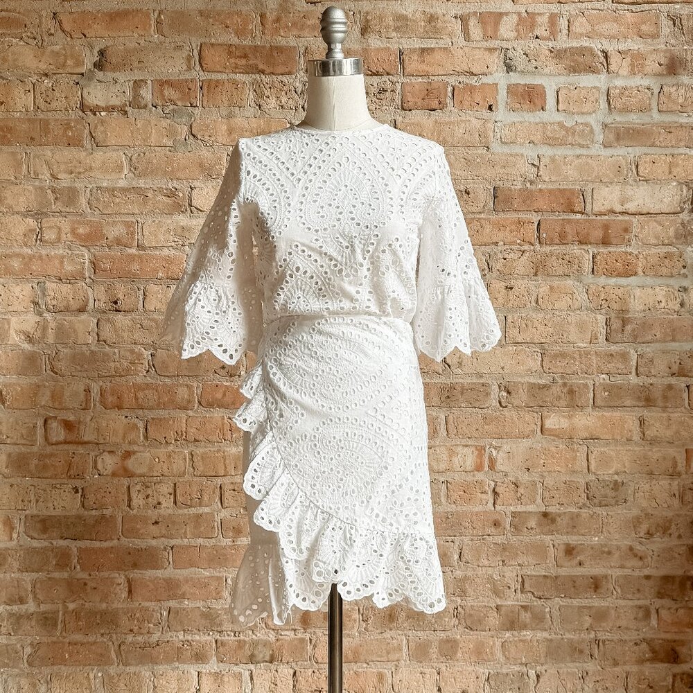 BNWT WINONA Valerie Eyelet Dress in White